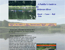 Tablet Screenshot of delawareriverguide.com